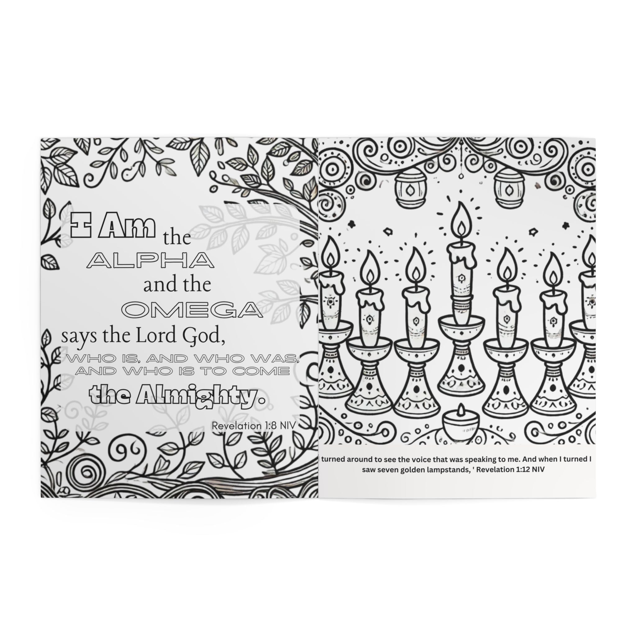 Book of Revelation Coloring Book for Kids | Christian Bible Coloring Book | Printable Bible Activity for Children & Families