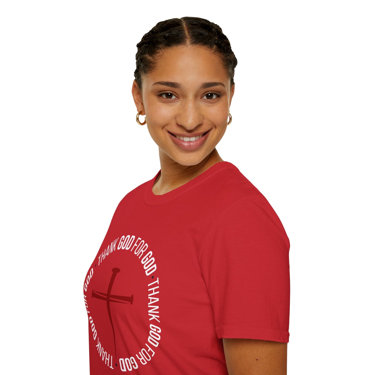 Thank God for God Shirt | Christian Graphic Tee | Faith Based T-Shirt | Cross Shirt | Unisex Christian Apparel Gift