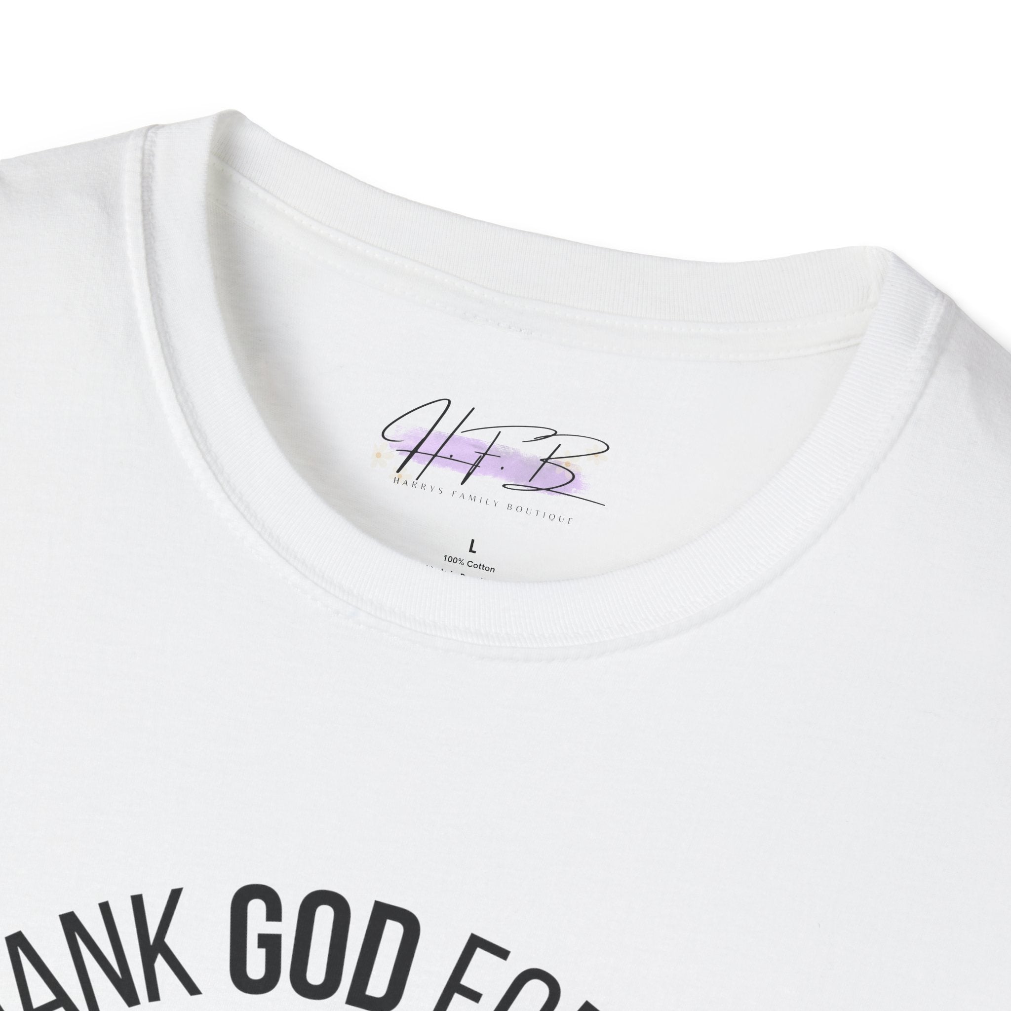 Thank God for God Shirt | Christian Graphic Tee | Faith Based T-Shirt | Cross Shirt | Unisex Christian Apparel Gift
