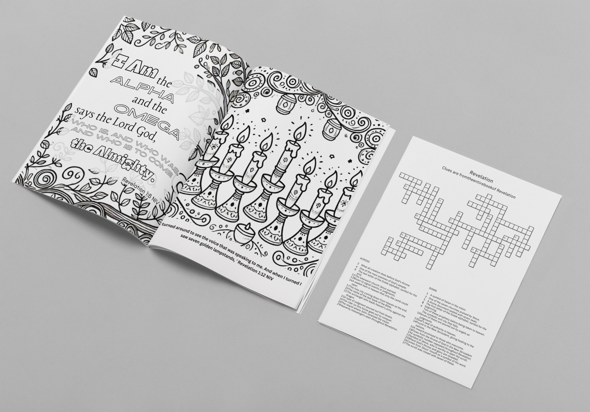 Book of Revelation Coloring Book for Kids | Christian Bible Coloring Book | Printable Bible Activity for Children & Families