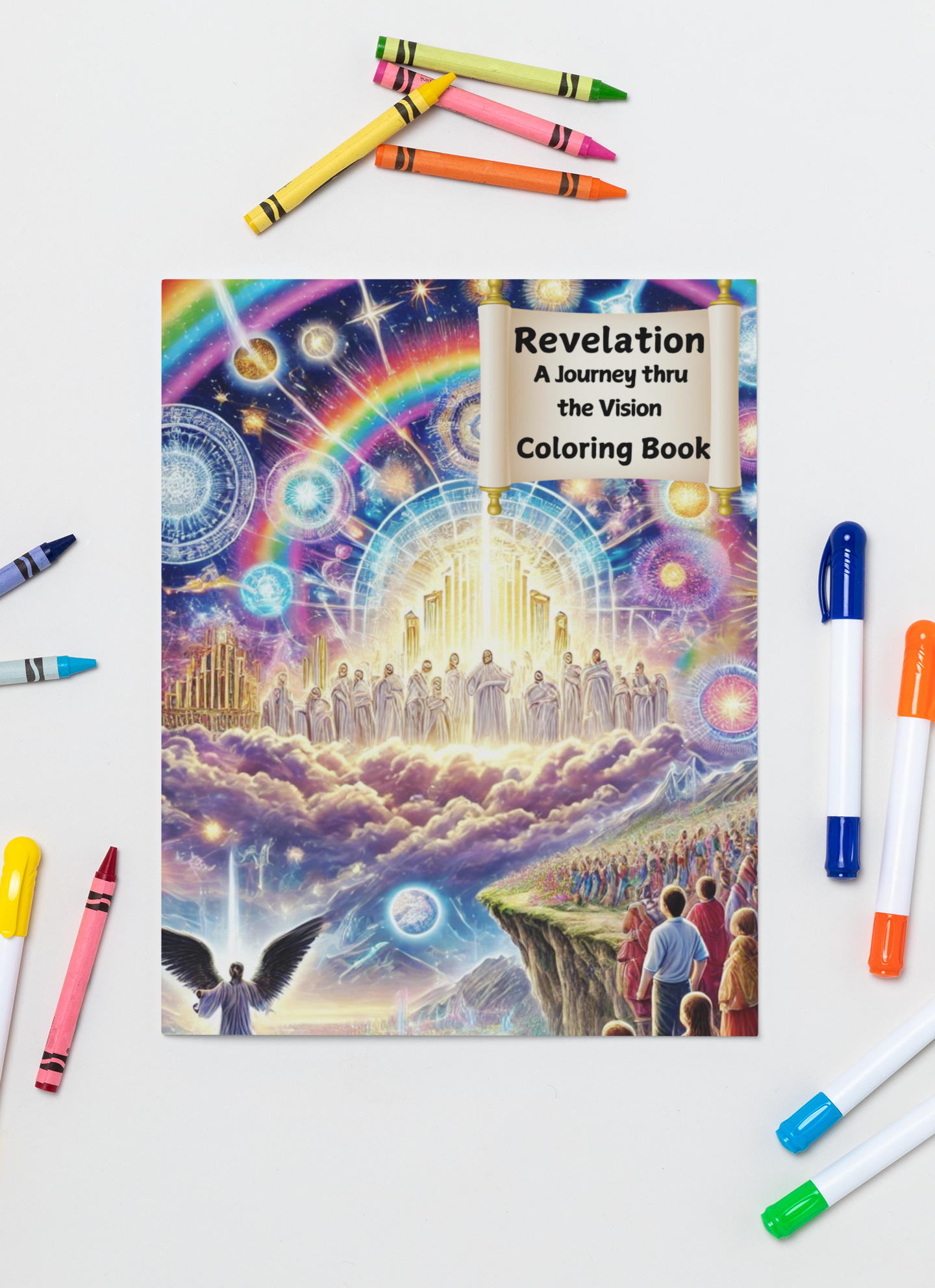Book of Revelation Coloring Book for Kids | Christian Bible Coloring Book | Printable Bible Activity for Children & Families