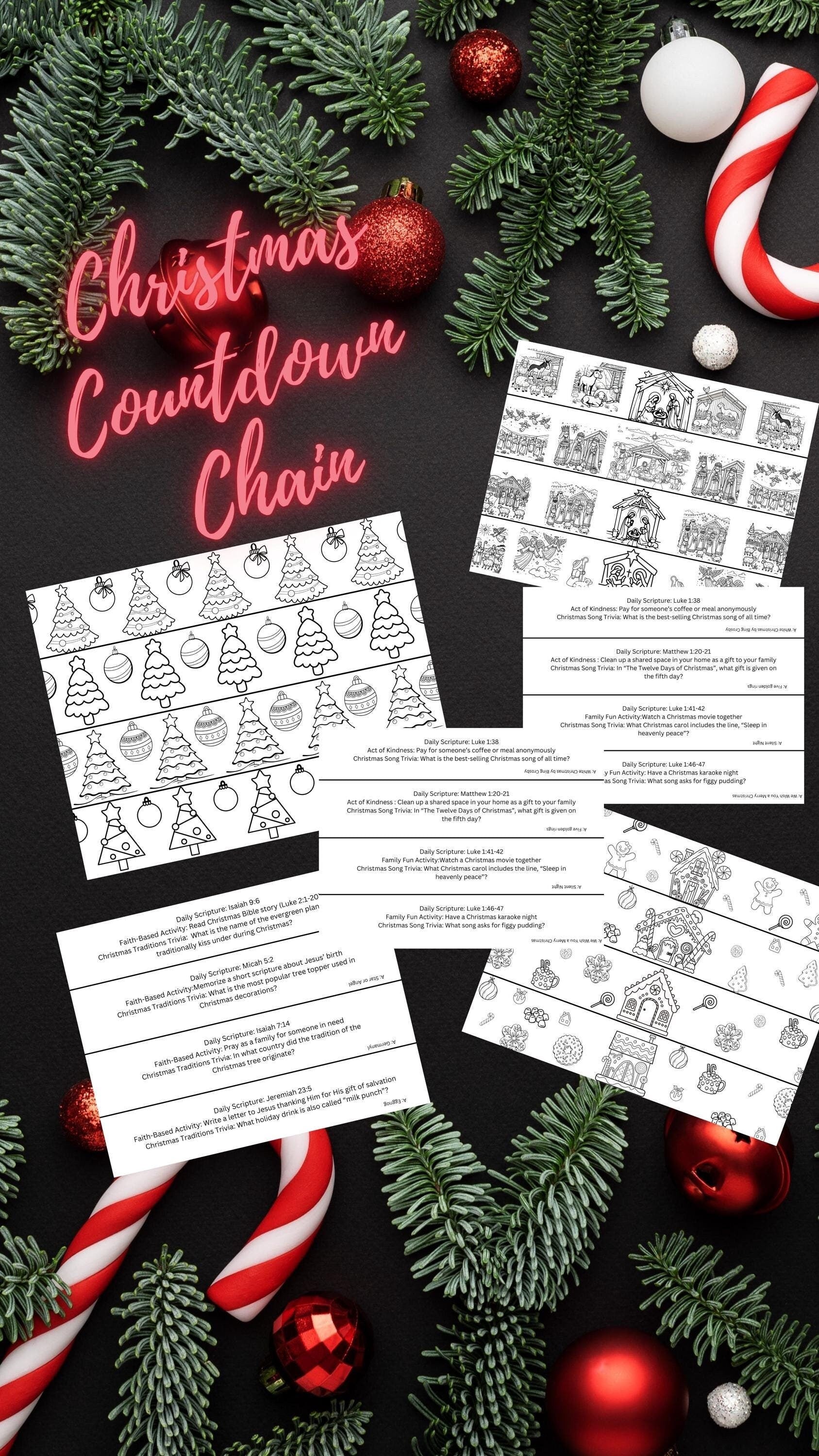 Christmas Countdown Chain